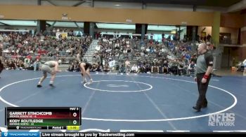 150 lbs Semifinals (8 Team) - Kody Routledge, Edmond North vs Garrett Stinchcomb, Broken Arrow Hs