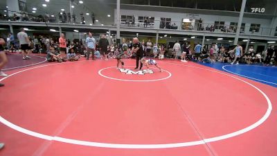 57 lbs Rr Rnd 2 - Rae Lynn Wallace, Lady Alpha Dogz - Girls vs Mylah Carney, Bayside Baddies - Girls