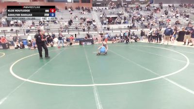 75 lbs Cons. Sub-semis - Kloe Routledge, Husky Wrestling Club vs Addilynn Barajas, Scrap Yard Garage Wrestling