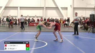 133 lbs Rd Of 16 - Jacob Van Dee, Nebraska vs Kase Mauger, Utah Valley