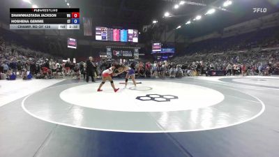 155 lbs Champ. Rd Of 128 - Shawnnastasia Jackson, WA vs Hoshena Gemme, CT