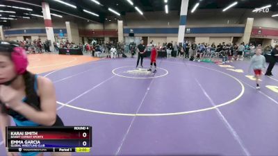 102 lbs Round 4 - Karai Smith, Bandit Combat Sports vs Emma Garcia, Global Wrestling Club