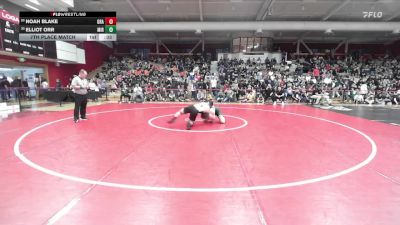 177 lbs 7th Place Match - Noah Blake, Granada vs Elliot Orr, Miramonte