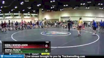 145 lbs Placement (16 Team) - Kenli Boeselager, Nebraska Tsunami vs Emma Peach, Iowa Pin-A-Sarus