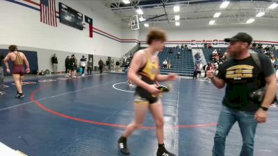 175 lbs Champ. Round 1 - Maddux Underhill, Carl Albert vs Nicholas Fisher, Conroe Woodlands College Park