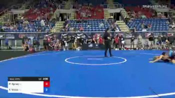 120 lbs Round Of 128 - Preston Spray, Wisconsin vs Yanni Vines, Alabama