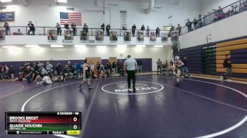 98 lbs Semifinal - Quaide Houchin, Greybull MS vs Brooks Brost, Rocky Mountain