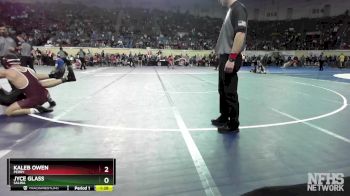 3A-175 lbs Quarterfinal - Kaleb Owen, Perry vs Jyce Glass, Salina