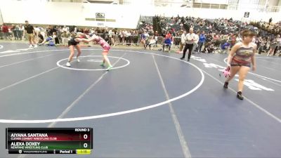 140 lbs Round 3 - Alexa Doxey, Newfane Wrestling Club vs Aiyana Santana, Clever Combat Wrestling Club