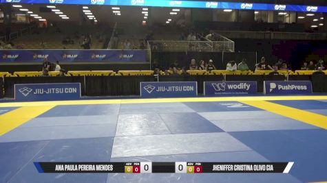 Ana Paula Pereira Mendes vs Jheniffer Cristina Olivo Cia 2026 Pan Jiu Jitsu IBJJF Championship