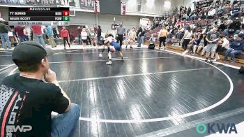 76 lbs Rr Rnd 1 - Ty Burns, Morrison Takedown Club vs Miles Scott, Ponca City Wildcat Wrestling