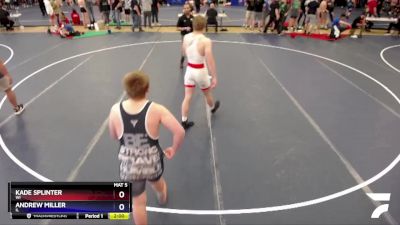 187 lbs Semifinal - Kade Splinter, WI vs Andrew Miller, IL