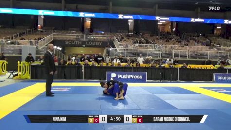 Sarah Nicole O'Connell vs Nina Kim 2025 Pan Jiu Jitsu IBJJF Championship