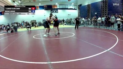 285 lbs Champ. Round 1 - Lance Clelland, Richmond Wrestling Club vs Nizar Awad, Scanlan Wrestling Academy