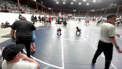 89 lbs Semifinal - Federico Jr Crosby, Lockjaw WC vs Dylan Bilbrey, Division Bell Wrestling