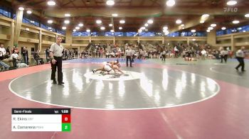 215 lbs Semifinal - Robert Ekins, Don Bosco Prep vs Alejandro Camarena, Pascack Hills