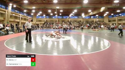 215 lbs Semifinal - Robert Ekins, Don Bosco Prep vs Alejandro Camarena, Pascack Hills