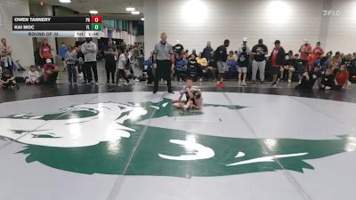 60 lbs Round Of 32 - Owen Tannery, PA vs Kai Moc, FL