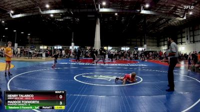 45 lbs Round 2 (6 Team) - Henry Talarico, GREAT NECK WC - GOLD vs Maddox Foxworth, HANOVER HAWKEYE