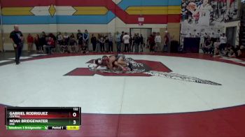 132 lbs Quarterfinal - Gabriel Rodriguez, Central vs Noah Bridgewater, Erie