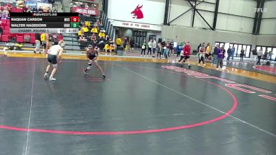 125 lbs Champ. Round 1 - Walter Hagedorn, Indianapolis vs RaQuan Carson, Missouri Valley