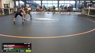 JV-18 lbs Round 1 - Adam Gomez, Iowa City, West vs Alex Gassman, Western Dubuque