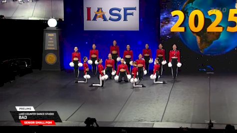Lake Country Dance Studio - Bad [2025 Senior Small Pom Prelims] 2025 The Dance Worlds