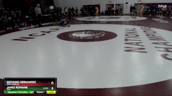 174 lbs Cons. Round 1 - James Romaine, TCNJ vs Giovanni Hernandez, Iowa Lakes CC