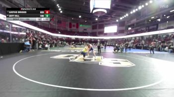 126 lbs Champ. Round 2 - Jeff Hill, Timberline vs Justus Briggs, Meridian