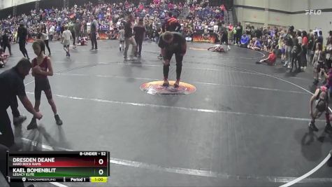 52 lbs Quarterfinal - Kael Bomenblit, Legacy Elite vs Dresden Deane, Hard Rock Rams