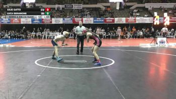 106 lbs Semis & Wb (16 Team) - Luca Seramone, Delaware Military Academy vs Julie Gatto, Stafford