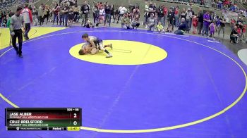 56 lbs Cons. Round 3 - Jase Alber, Pleasant Hill Wrestling Club vs Cruz Brelsford, Pleasant Hill Wrestling Club