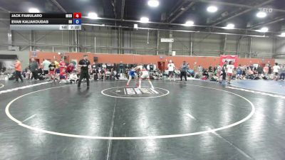 132 lbs Rr Rnd 6 - Jack Famularo, Misdirection Mat Club - BHSE vs Evan Kaliakoudas, Head Hunters - BHSE