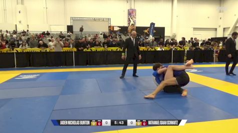 Nathanael Isaiah Schwartz vs Jaden Nicholas Bunton 2024 World IBJJF Jiu-Jitsu No-Gi Championship