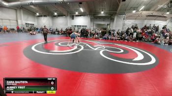 130 lbs Champ. Round 2 - Zaria Bautista, Vista Ridge vs Aubrey First, Poudre