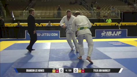 Tyler Jon Markley vs Brandon Lee Howes 2025 Pan Jiu Jitsu IBJJF Championship