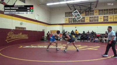 184 lbs Cons. Round 1 - Enson Munoz, Cuesta College vs Daniel Yusefian, Modesto Junior College