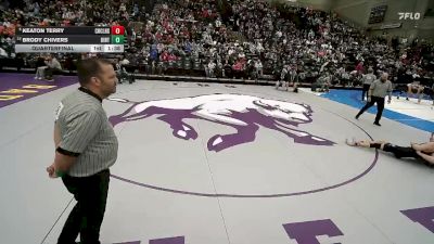 4A 175 lbs Quarterfinal - Keaton Terry, Crimson Cliffs High vs Brody Chivers, Uintah