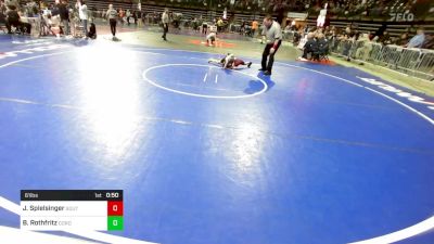 61 lbs Quarterfinal - Jaxson Spielsinger, South River vs Brayden Rothfritz, Cordoba Trained