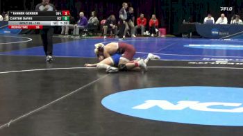 165 lbs Champ. Round 1 - Tanner Gerber, Wis.-La Crosse vs Carter Davis, Penn Tech