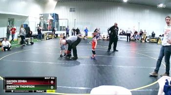 37 lbs Round 1 - Emerson Thompson, Lexington vs Hayden Zemba, SVRWC