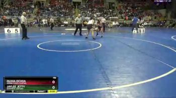 155 lbs 5th Place Match - Olivia Ochoa, Grand Forks Central vs Jaylee Jetty, Bismarck Century