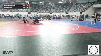 100 lbs Round Of 64 - Austin Johnson, Poteau vs Aiden Hillis, Norman Jr High