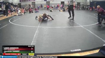 58 lbs 1st Place Match - Laken Anderson, Ninety Six Wildcats vs Calhoun Tannery, JET