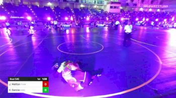 120 lbs Semifinal - Joshua Melton, Team Montana vs Vincent Garcia, HubCity