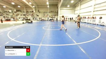 106 lbs Consi Of 64 #2 - Cash Waymire, TN vs Kaysic Lundquist, WA