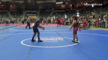 110 lbs Semifinal - Rance Gullett, Hilldale Youth Wrestling Club vs Ian Loftus, Tulsa Blue T Panthers