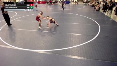 10U - 84 lbs Cons. Round 4 - Jacob Reiner, Waconia Wrestling Club vs Kolby Turner, Chatfield Wrestling