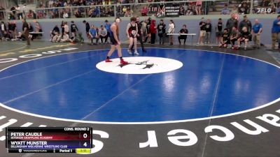 138 lbs Cons. Round 2 - Peter Caudle, Interior Grappling Academy vs Wyatt Munster, Dillingham Wolverine Wrestling Club