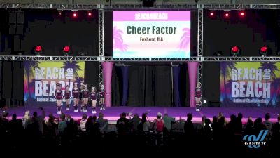 Cheer Factor - Illusion [2022 L1 Youth - A Day 3] 2022 ACDA Reach the Beach Ocean City Cheer Grand Nationals